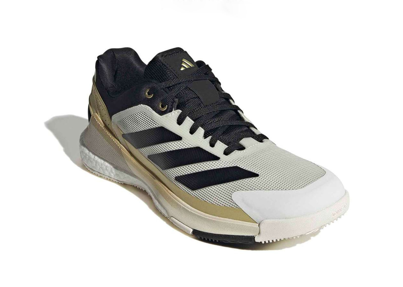 ADIDAS CRAZYQUICK BOOST PADEL OFF WHITE BLACK GOLD image 2