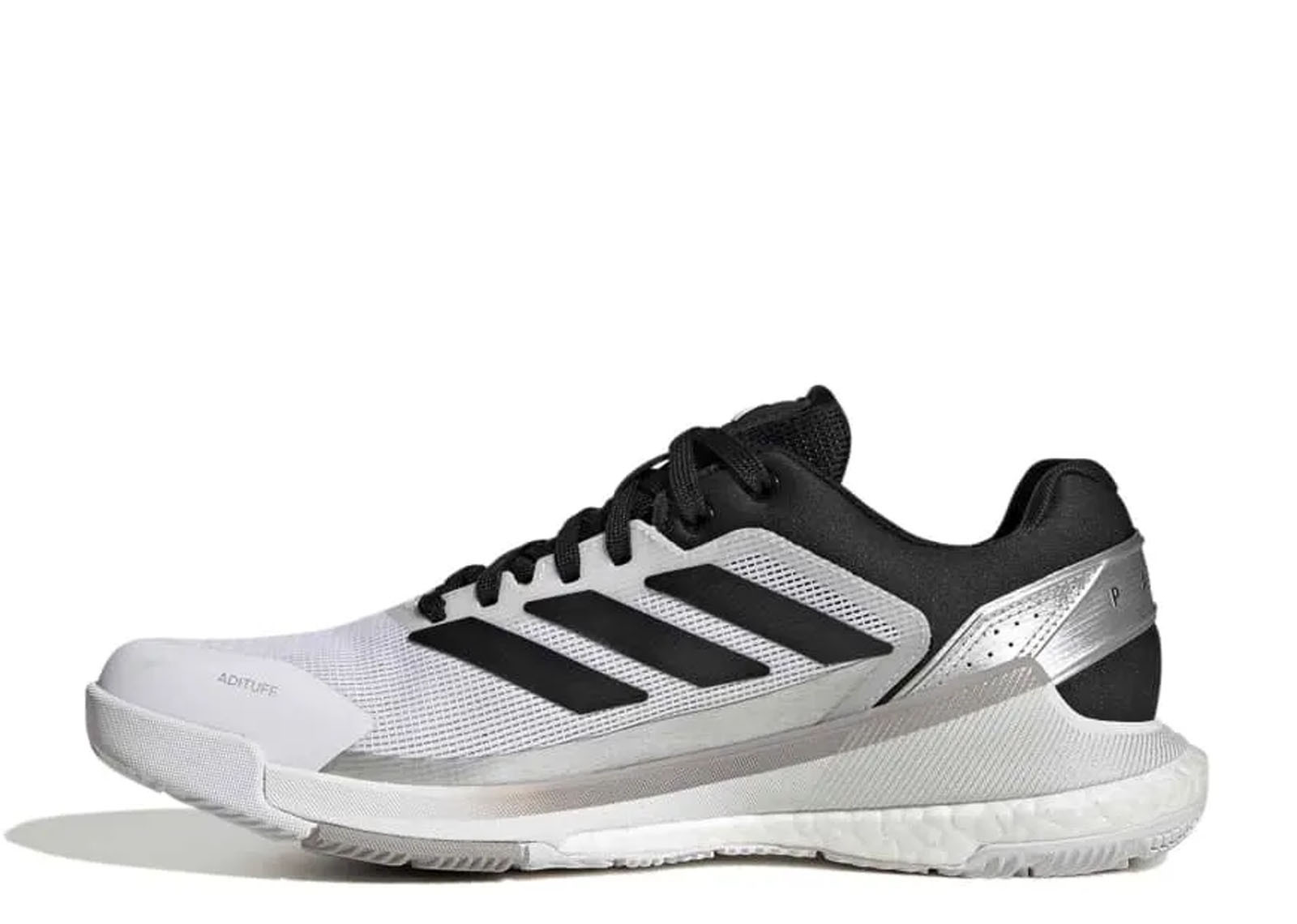 ADIDAS CRAZYQUICK BOOST PADEL SILVER WHITE BLACK image 2