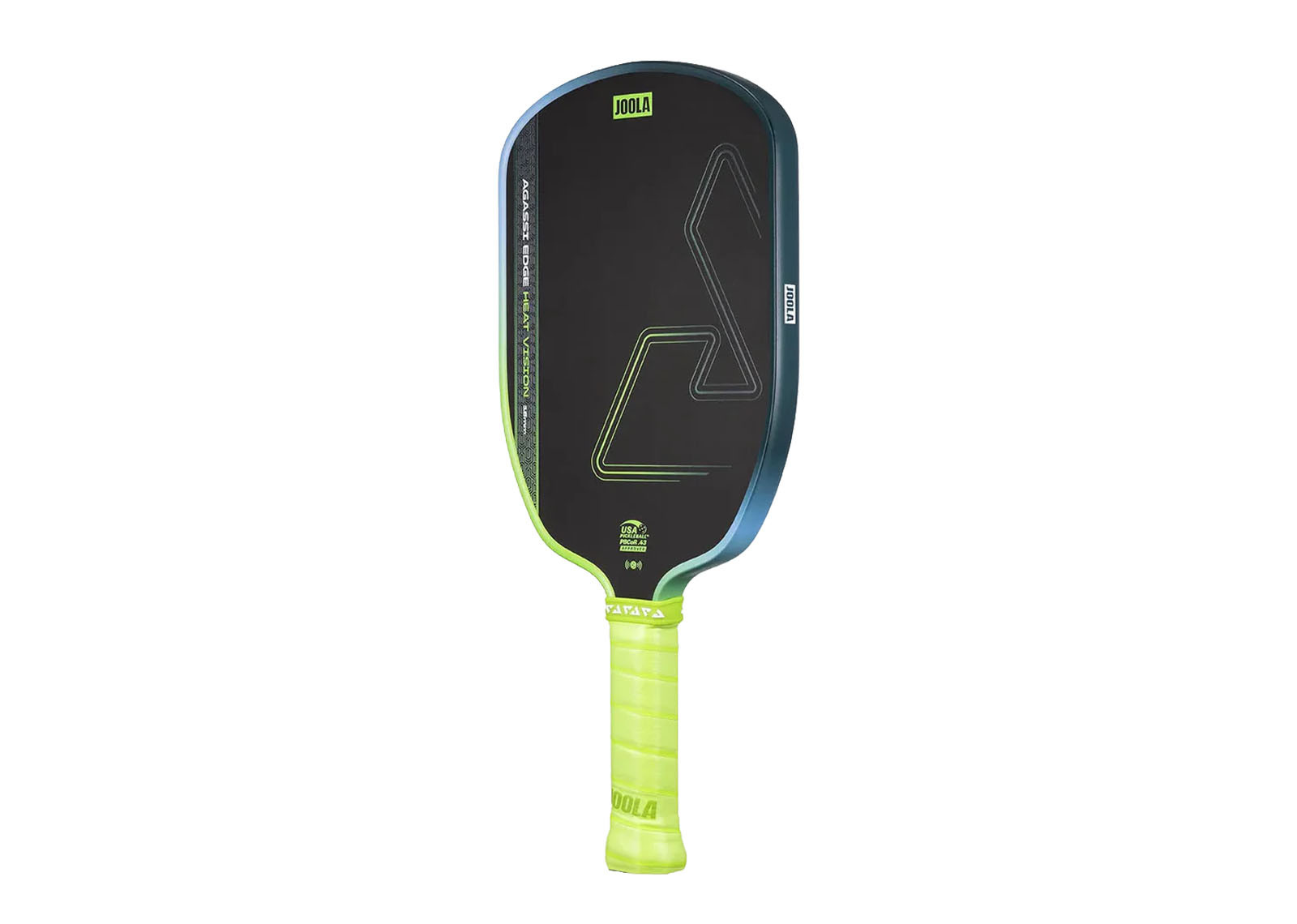 JOOLA AGASSI EDGE HEAT VISION PICKLEBALL PADDLE 16MM SURGE GREEN image 2