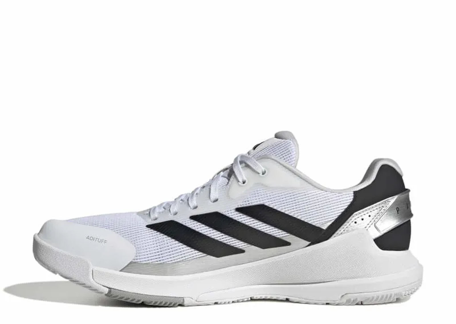 ADIDAS CRAZYQUICK LS PADEL SILVER WHITE BLACK image 2