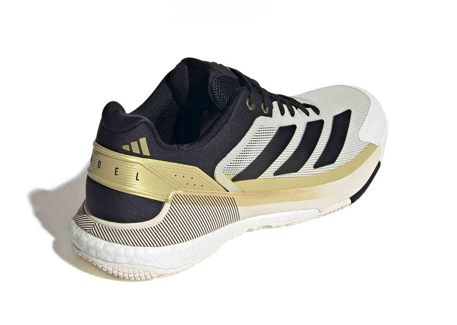 ADIDAS CRAZYQUICK BOOST PADEL OFF WHITE BLACK GOLD image 3