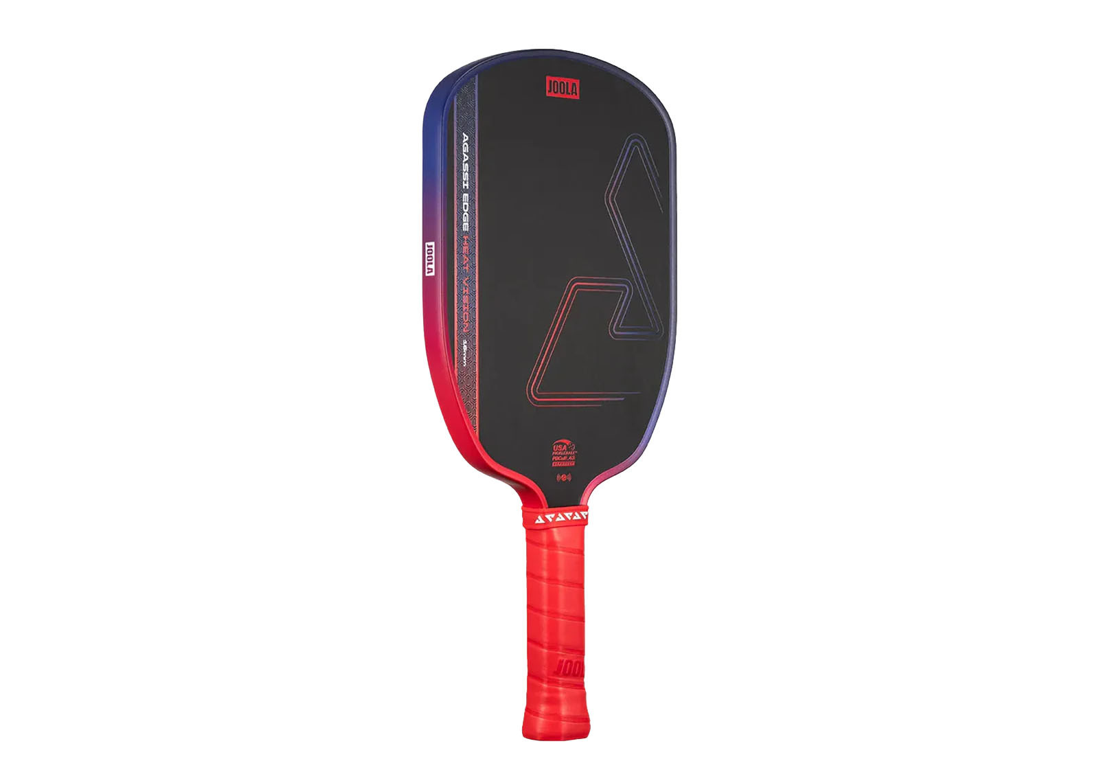 JOOLA AGASSI EDGE HEAT VISION PICKLEBALL PADDLE 16MM BLAZE RED image 2