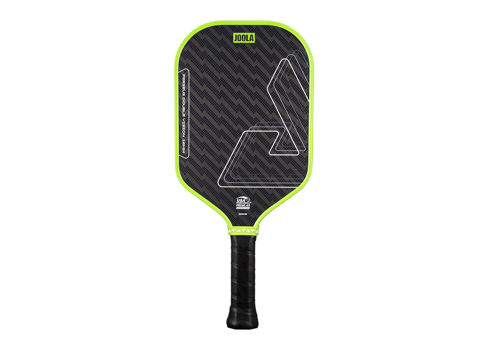 JOOLA PERSEUS DOUBLE VISION PICKLEBALL PADDLE 16MM SURGE GREEN image 1
