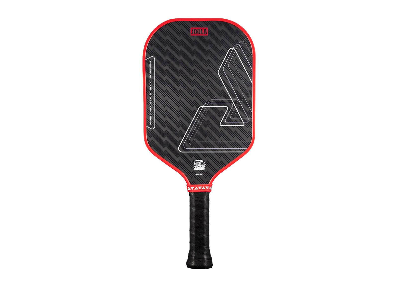 JOOLA PERSEUS DOUBLE VISION PICKLEBALL PADDLE 16MM BLAZE RED image 1