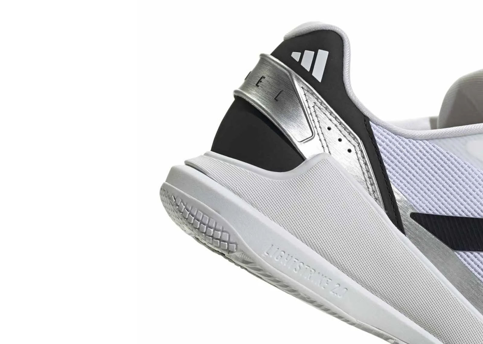 ADIDAS CRAZYQUICK LS PADEL SILVER WHITE BLACK image 5